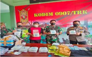 Prajurit Kodam VI/MLW Berhasil Gagalkan Upaya Penyelundupan 8 Kg Sabu-Sabu