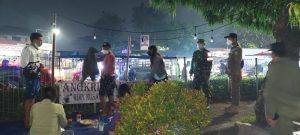 Polsek Kalideres Menggelar Kegiatan Patroli Skala Besar Dalam Menegaskan Prokes