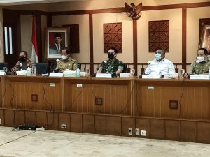 Terkait Lonjakan Covid-19 Omicron, Forkopimko Jakut Gelar Rapat Koordinasi