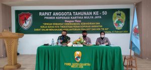 Rapat Anggota Tahunan ke 50, Primer Koperasi Kartika Mulya Jaya Kodim 0505/JT