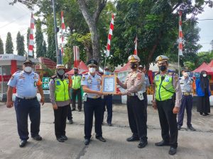 Kepala Terminal Kalideres Meraih Penghargaan Juara 3 Road Safety Partnership Action (RSPA) 2021 Tingkat Polda Metro Jaya