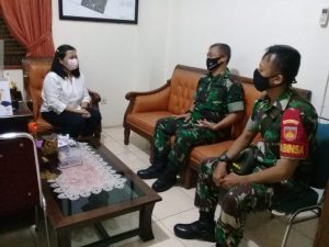 Danramil 02/Banjarsari Laksanakan Komsos Dengan Lurah Keprabon, Ini Tujuannya