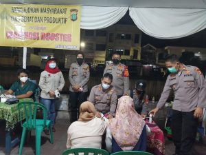 Gerai Vaksin Booster Polres Jakarta Barat Kini Hadir di Sentra Kuliner Jln. Hanura Raya Tambora