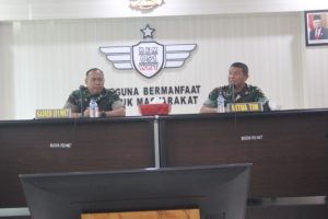 Korem 051/Wkt Terima Tim Post Audit ITDAM JAYA
