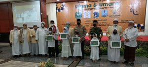 Jalin Silaturahmi, Dandim 0505/JT Bersama Kapolres Metro Jaktim Menghadiri Pengajian Ulama & Umaro
