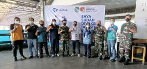 Kolaborasi Kodim 0505/JT Bersama Muspika Makasar dan Pool Blue Bird Giat Vaksin Dosis-1, 2 dan 3 Booster