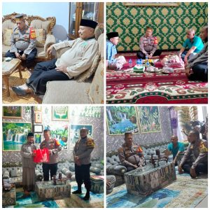 Silaturahmi Kapolsek Kalideres AKP Syafri Wasdar Bersama Anggotanya Diterima Langsung Oleh Sejumlah Tokoh Agama Wilayah Kalideres