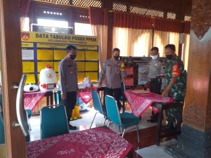 Kompak..!!Babinsa, Bhabinkamtibmas, Serta Lurah Kelurahan Tegalharjo Sambut Kunjungan Kapolsek