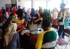 Danramil Berserta Jajaran Forkopimcma Slogohimo Pantau Jalannya Vaksinasi Boster
