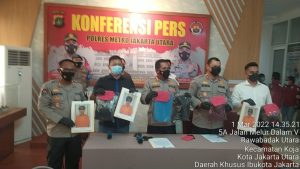 Jajaran Polres Metro Jakarta Utara Ringkus 4 Pelaku Begal
