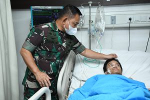8 Tahun Derita Penurunan Gagal Otot, Andreas Di Jenguk Kasad dan Ketum Persit KCK