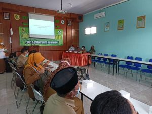Wujud Sinergitas Lintas Sektor, Danramil 24/Puhpelem Hadiri Lokmin Linsek Puskesmas Puhpelem