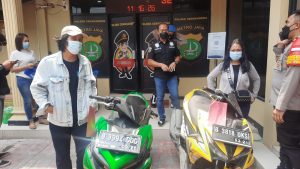 Polsek Cengkareng Menemukan 2 Sepeda Motor Hasil Curian