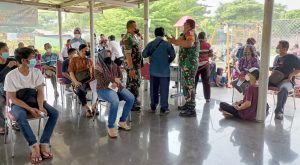 Koramil 06/Cakung Kolaborasi Dengan Perangkat RW Ujung Menteng Gelar Vaksinasi Booster dan Dosis-2