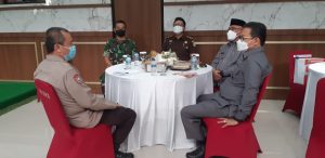 Danramil 03/Sukmajaya Hadiri Acara Refleksi Kinerja Pengadilan Negeri Depok Tahun 2021