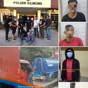 Resmob Unit Reskrim Polsek Cilincing Berhasil Mengamankan Dua Orang Pelaku Pemalakan /Asmoro di Budidarma JL. Raya Cacing Yang Viral di Medsos