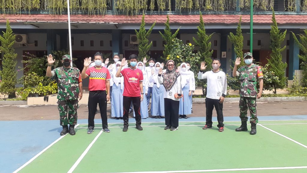 Koramil 03/Sukmajaya Kodim/Depok Sosialisasikan Salam Pancasila