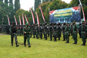 Danrem 071/Wijayakusuma Pimpin Apel Gelar Pasukan Satuan Kodam IV/Diponegoro di Wilayah Korem 071/Wijayakusuma