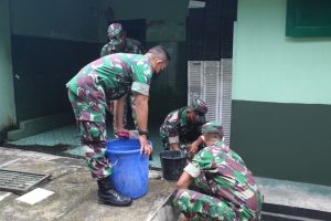 Anggota Kodim 0728/Wonogiri Selalu Menjaga Dan Merawat Kebersihan Pangkalan