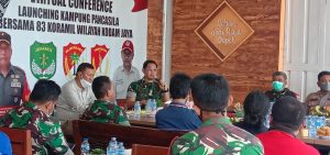 Dandim 0508/Depok Kunjungi Kampung Pancasila di Kelurahan Tapos