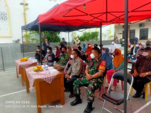 Babinsa Kelurahan Mekarjaya Koramil 03/Sukmajaya Jalin Silaturahmi Dengan Warga Binaan