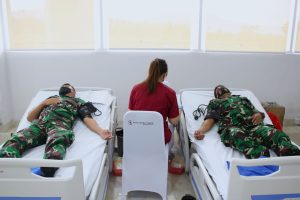 Lanud Sam Ratulangi Bersama Sentra Medika Hospital Gelar Donor Darah