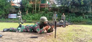 Pelihara Kemampuan Tembak Tepat, Kodim 0505/JT Gelar Latbakjatri
