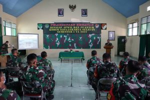 Meningkatkan Kesiapan Prajurit, Kodim 0504/JS Gelar Binsiap Apwil Dan Puanter