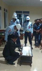 Satuan Polisi Militer Lanud Sam Ratulangi Gelar Operasi Penegakan Ketertiban