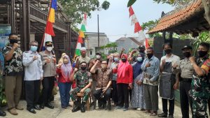 Dandim 0508/Depok  Kolonel Inf Elvino Yudha Kurniawan SE, Mengunjungi Kampung Pancasila