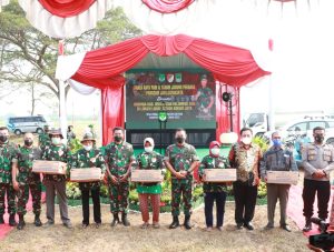Pembuatan kawasan Food Estate Dan Panen Raya Korem 051/Wkt