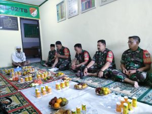 Sambut Bulan Suci Ramadhan,Koramil 02/TB Kodim 0503/JB Gelar Silaturahmi Antar Anggota di Makoramil Tambora