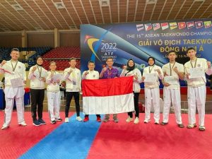 Timnas Taekwondo Berhasil Sabet 6 Medali di Kejuaraan Internasional di Vietnam