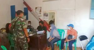 Tuntaskan Vaksinasi Pedagang dan Warga Sekitar, PD. Pasar Jaya Bersama Koramil 04/Pulogadung Gelar Vaksinasi