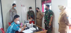 Serbuan Vaksinasi, Koramil 01/Jatinegara Gelar Vaksin di Terbus Kampung Melayu