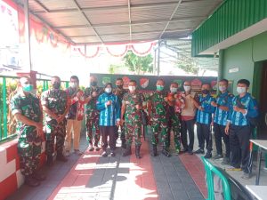 Serbuan Vaksinasi, Koramil 06/Kalideres Gelar Vaksin di Kampung Pancasila RW 012 Semanan