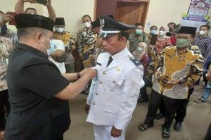 H Abdillah Resmi Dilantik Sebagai Pj Kades Segara Makmur