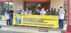 Dandim 0505/JT Dampingi Pangdam Jaya Tinjau Serbuan Vaksinasi di PPKD Pondok Kelapa