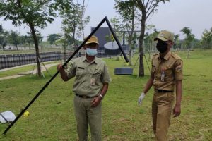 Sudin LH Jakarta Utara Pasang Alat Ukur Kualitas Udara Dari KLHK