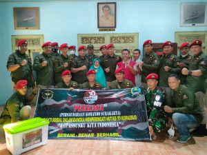 Peringati HUT KOPASSUS KE-70, Anggota Perkasa-35 Gelar Bakti Sosial