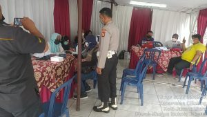 Gerai Vaksinasi Booster Polsek Cilincing Polres Metro Jakarta Utara