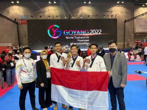 Timnas Taekwondo Indonesia, Berhasil Raih Peringkat Ketiga di Kejuaraan Dunia