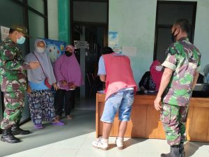 Kapten Inf Totok : Babinsa Selalu Dampingi Setiap Kegiatan Vaksinasi