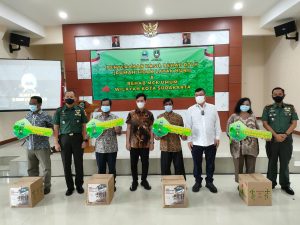 Penyerahan Hasil Renovasi RTLH Dan MCK Umum di Wilayah Kota Surakarta