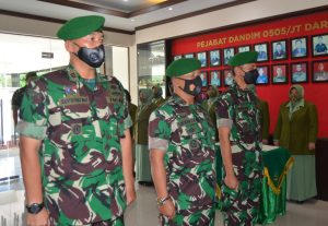 Dandim 0505/JT Pimpin Sertijab Danramil dan Wisuda Purna Tugas