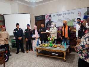 Iko Setiawan Komandan Wilayah Bang Japar Jakarta Utara gelar acara halal bihalal 1443 H