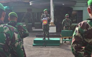 Kodim 0728/Wonogiri Gelar Upacara Bendera 17-an, Dandim Bacakan Amanat KSAD