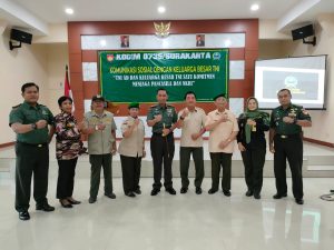 Jalin Silaturahmi, Kodim 0735/Surakarta Gelar Komsos Dengan KBT