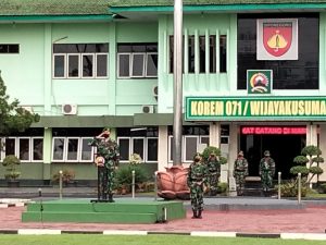 Kobarkan Semangat di Masa Pandemi Covid-19, Korem 071/Wijayakusuma Upacara Hari Kebangkitan Nasional Tahun 2022