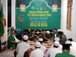 Giat Komsos Danramil 07/Cipayung, Jalin Silaturahmi Dengan Halal Bihalal